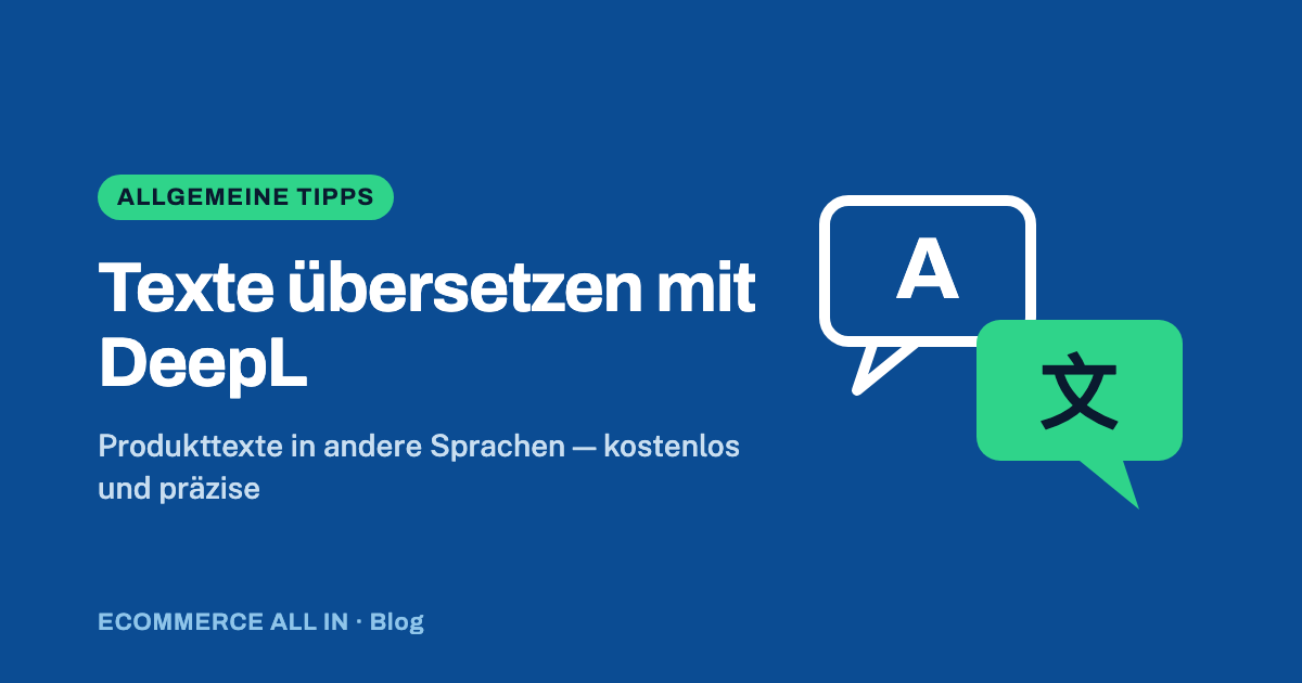Titelbild: Texte übersetzen mit DeepL